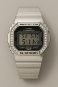 G-Shock   DW-5600NN   1.00 CTW   Diamond   Bezel   Iced   Out Watch Case