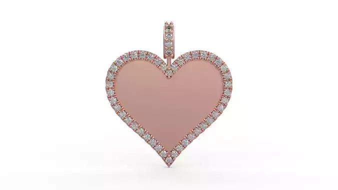 Heart Memory Frame Pendant